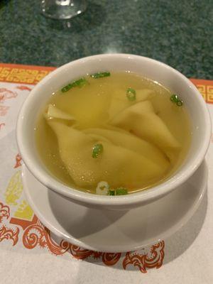 Nice bowl of Wonton Soup