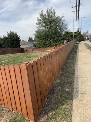 New wood Fence