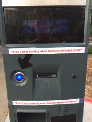 Oh, free 2 hr parking if validated inside. Except the office isn't open on Saturday mornings when runners are using the trail :-(