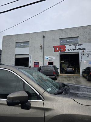 The famous DB Autobody  and performance shop