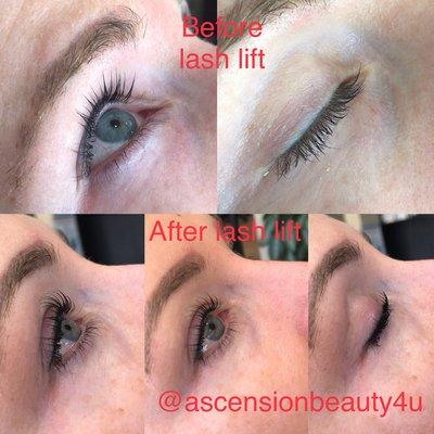 Lash lift and tint