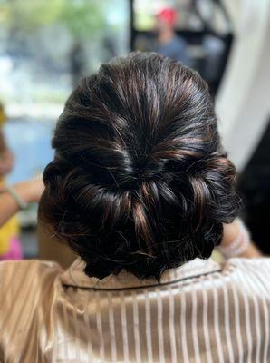 Special occasion updo