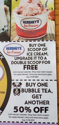 Coupon Offers for Both Businesses.  2/27/2021