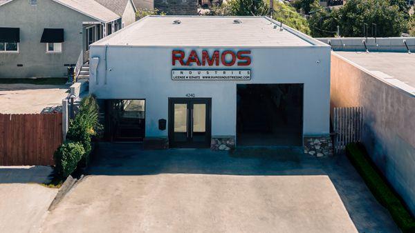 The Ramos Industries headquarters, located in Los Angeles, CA. Proudly serving California and Arizona with expert glass and glazing solution