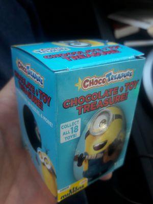 Minion toy inside chocolate egg!