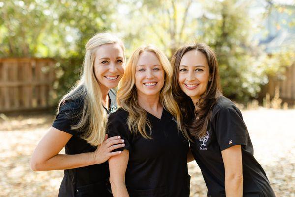 Our 3 exceptional Doctors at Bales Orthodontics:  Dr Katie, Dr Ana and Dr King.