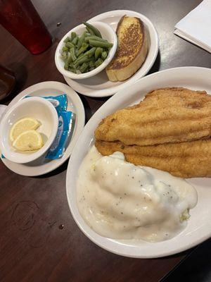 Catfish dinner for breakfast, best catfish in town, support local businesses