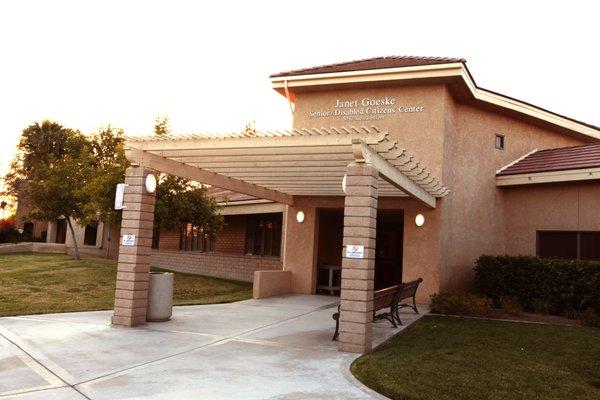 Main Entrance - before Turf Conversion