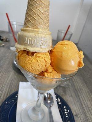 Helado de Lucuma