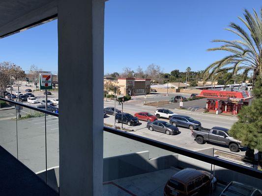 View from 3rd floor facing H Street facing west