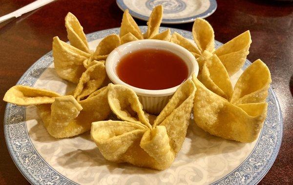 6 Pieces Fried Crab Meat Rangoon