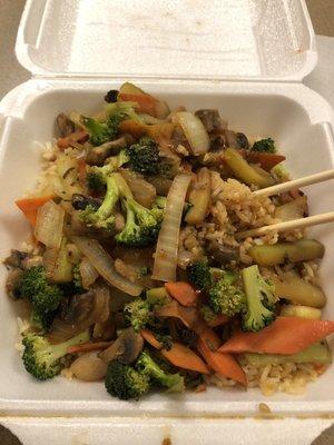 Veggie hibachi