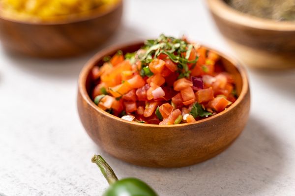 Fresh homemade salsas made daily with local produce and ingredients