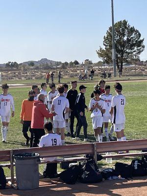 Graduation day and Apple valley soccer teem