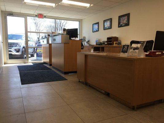 Service Department Lobby