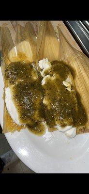 Sweet corn tamales it is a must try !!!!!!!! From scratch