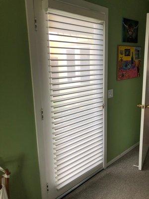 Splurged on this lovely shade filtering blind that is just perfect for our needs.