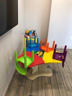 Play area for the future customers!