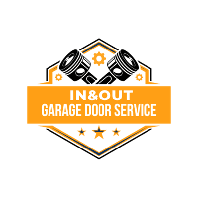 In & Out Garage Door Service Logo