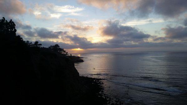 Sunset over La Jolla Underwater Park