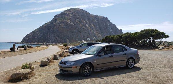 The rare Saab 9-3 Aero from Chris  on a road trip