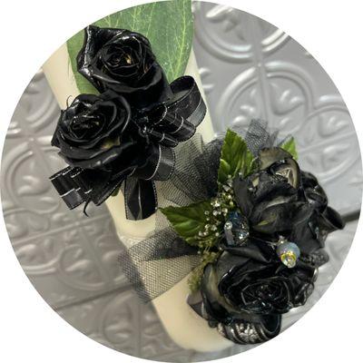 Black Combo Corsage