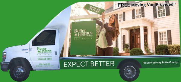 FREE Moving Van for Sellers, Buyers, Charities & Non-Profits! Call us for details!