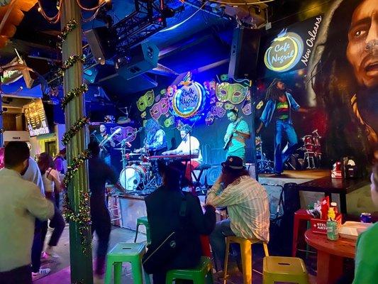 Live music at Cafe Negril on Frenchmen