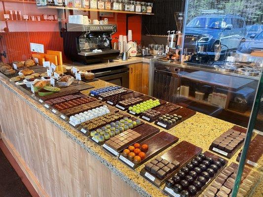 This is about half of the confections and pastries on display.