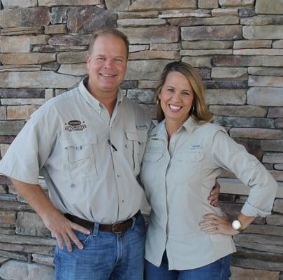 Roy and Tracie Webb, owners