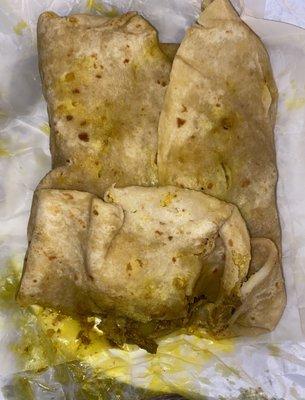 Bone Curry Chicken Roti