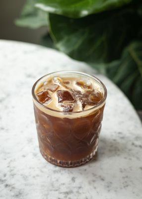 Our Sparkling Espresso! Made with single origin espresso and ginger ale for a refreshing summer drink.