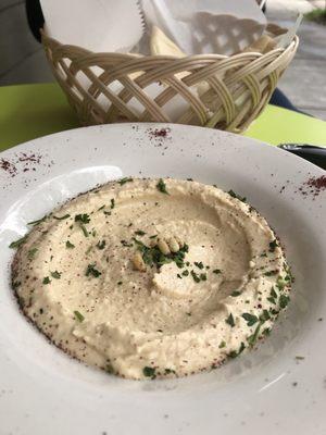 Hummus at Shahrazad Cafe.