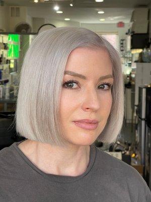 Platinum Blonde Bob