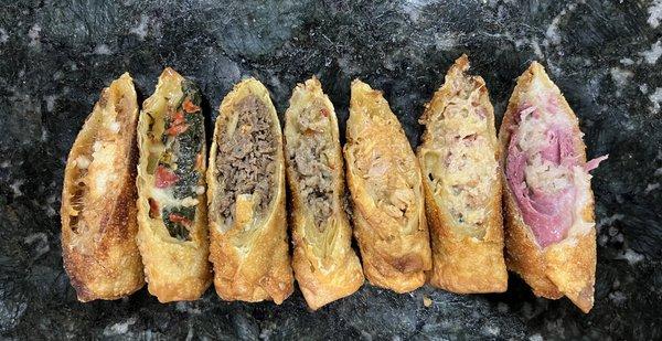 Let's Roll: Pizza Eggrolls Steaks