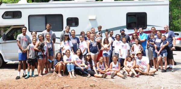 Our gang on July 4th weekend at Yogi.