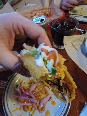 Brisket Puffy Taco