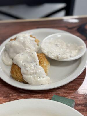 Biscuits and gravy