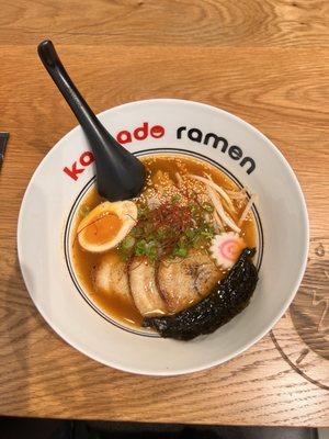 (R9) Shoyu Ramen add spice