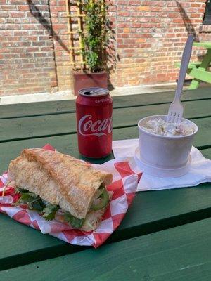 My favorite of all! The Banh-mi and potato salad