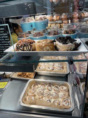 When I see a Cinnabon, I got to get a few! Prices had gone up so much