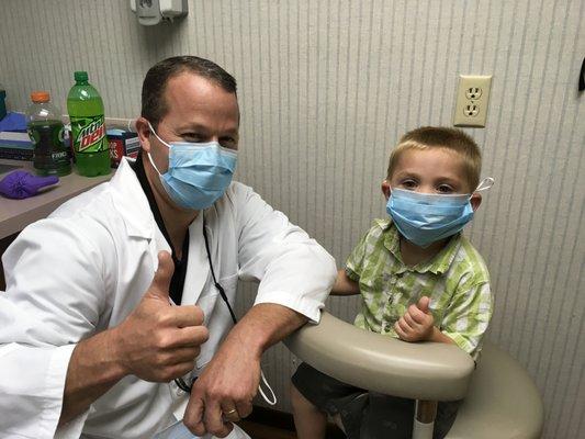 Helping children have a good experience at the dental office is important to us.