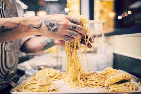 Fresh handmade pasta