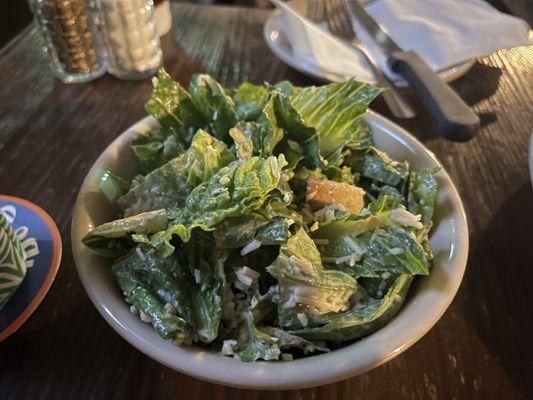 Caesar side salad