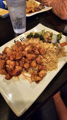 Kids size Hibachi Chicken!  For real...kids size!