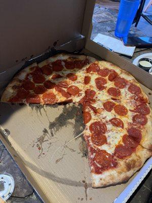 Pepperoni pizza