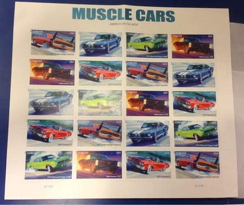 Muscle car stamps!