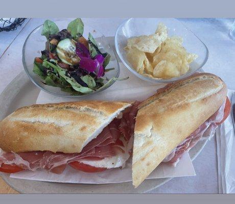 Prosciutto & Mozzarella , Tomato Sandwich!