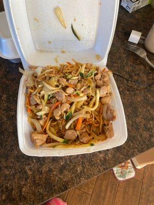 The "chow mein".