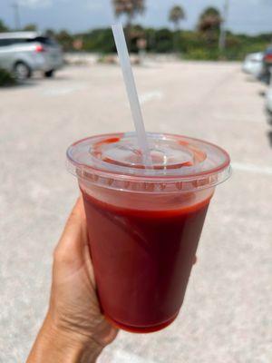 Beet/carrot juice